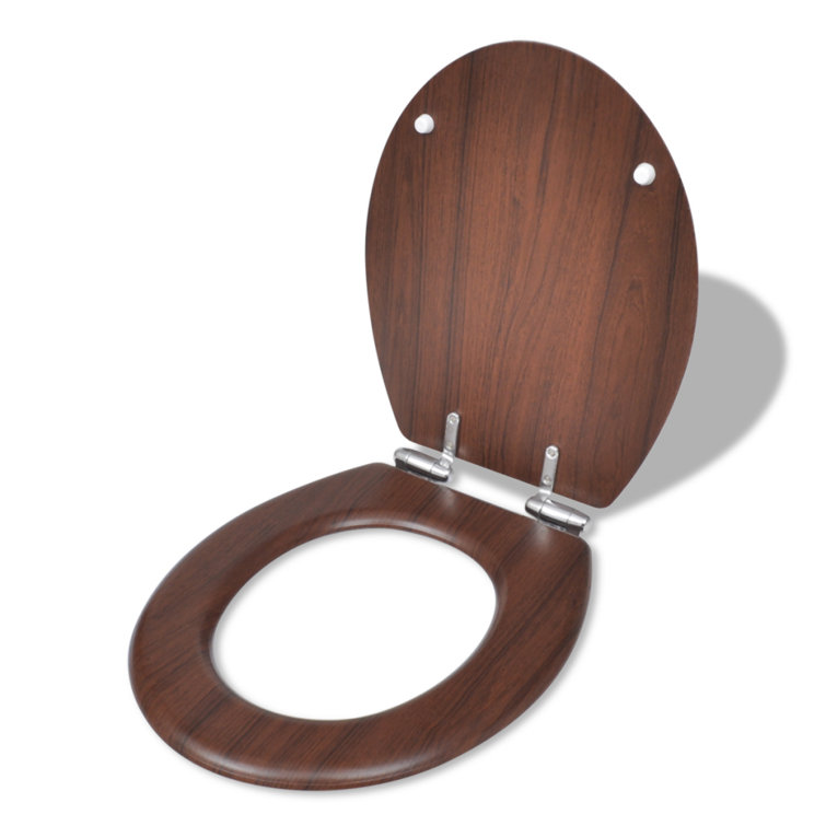Three Posts Blacksmith Soft Close Round Standard Toilet Seat & Reviews
